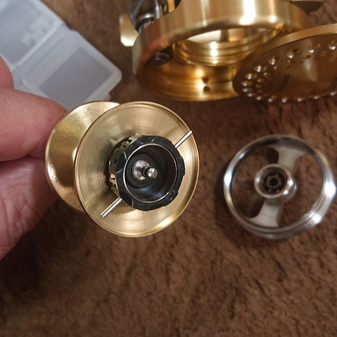 【超美品/カスタム】シマノ 01カルカッタコンクエスト100 ※ハンドルなし