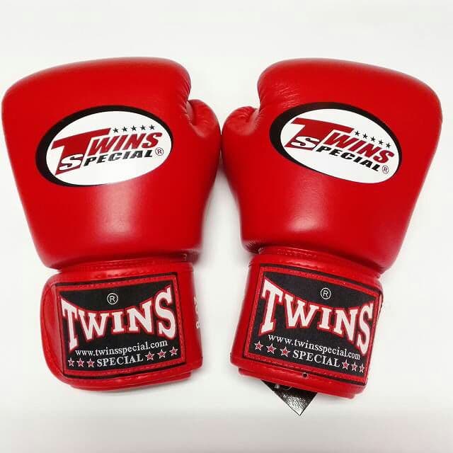 新品 正規 TWINS 本格ボクシンググローブ 本革製 サイズ選択 赤