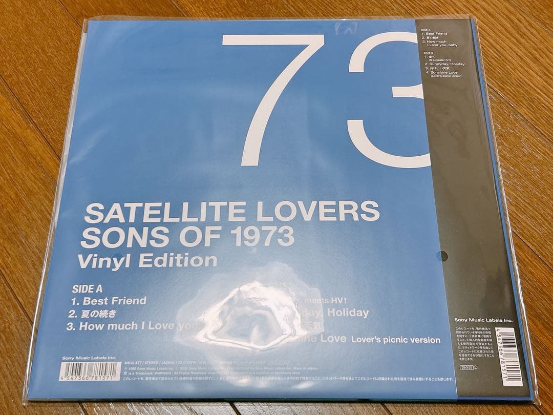 新品 サテライト・ラヴァーズ SONS OF 1973 アナログ LP レコード