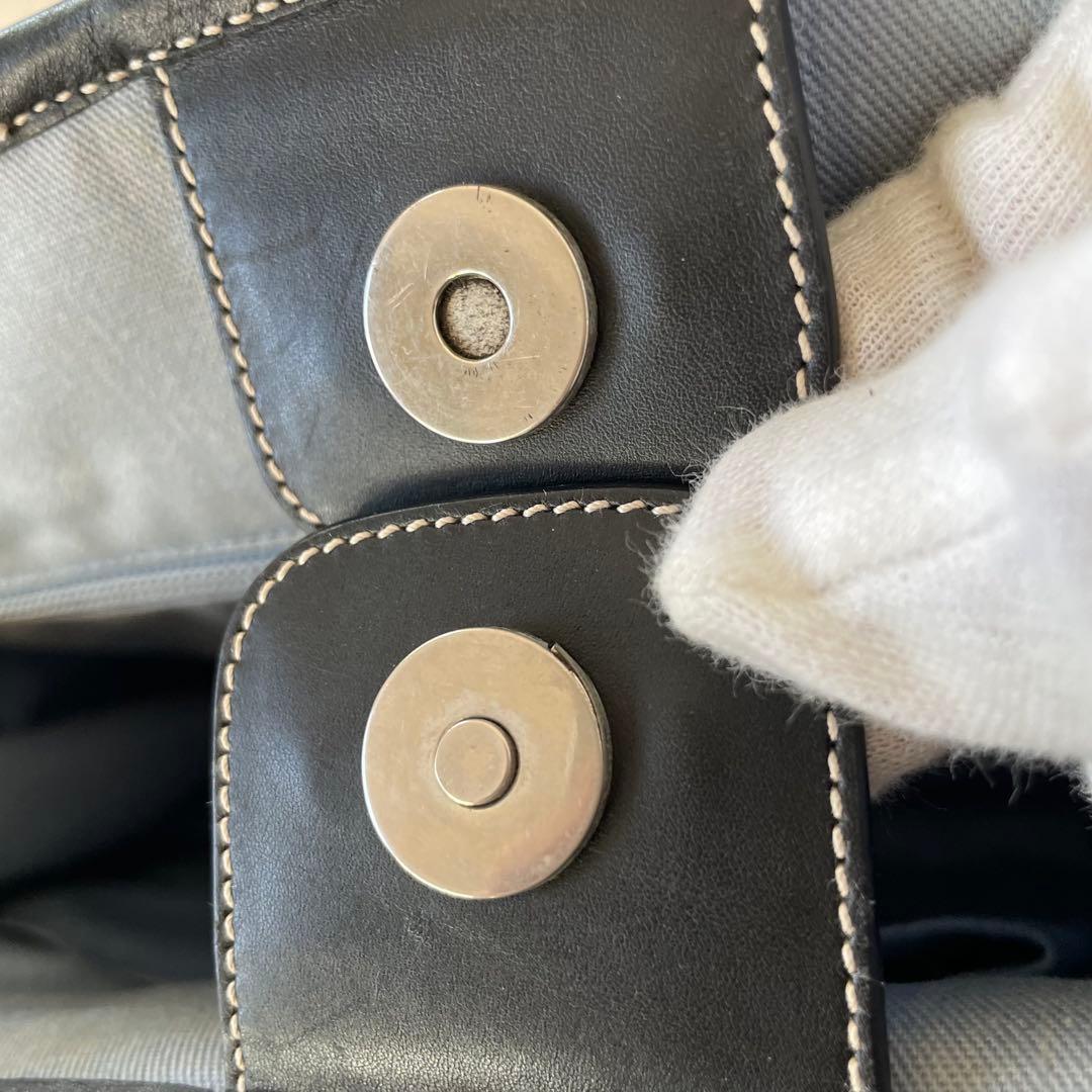 フェラガモ トートバッグ ダークグレー 肩掛け ビジネスバッグ