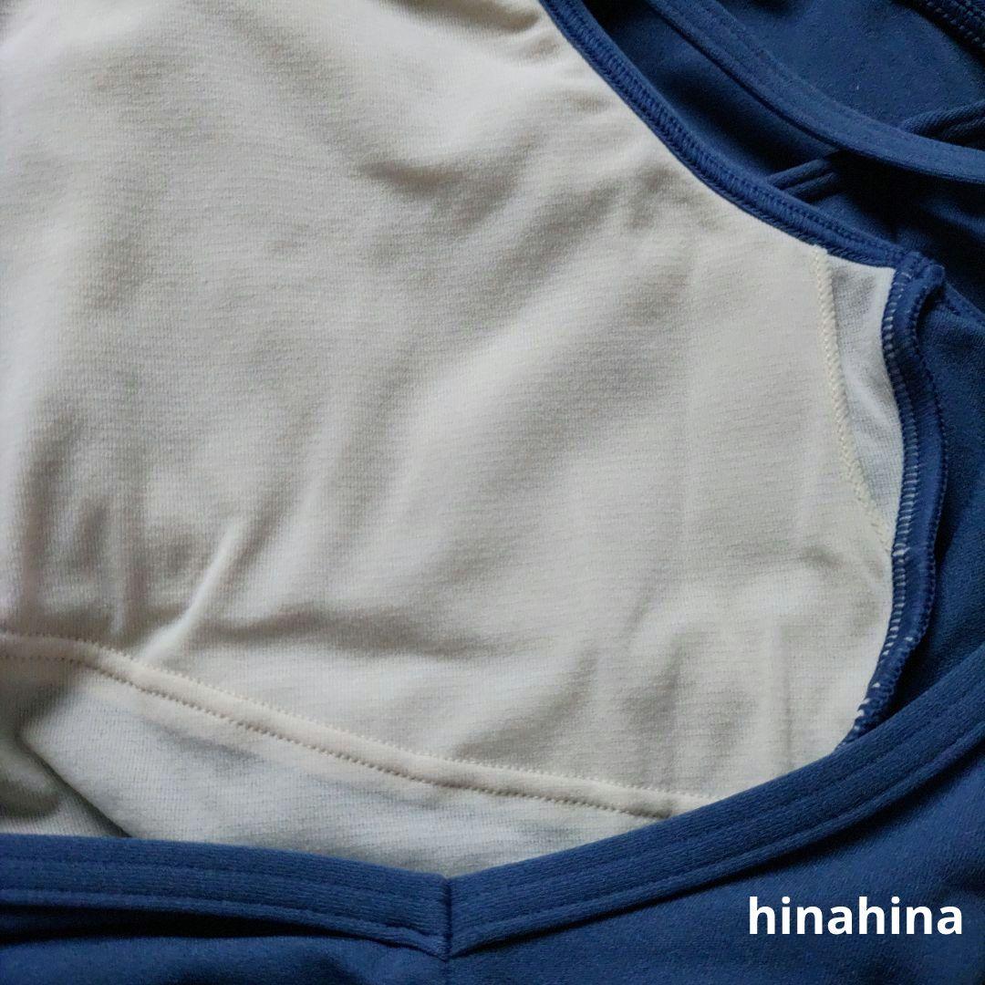 【新品未使用】チャコット キャミソールレオタード インディゴブルー/L