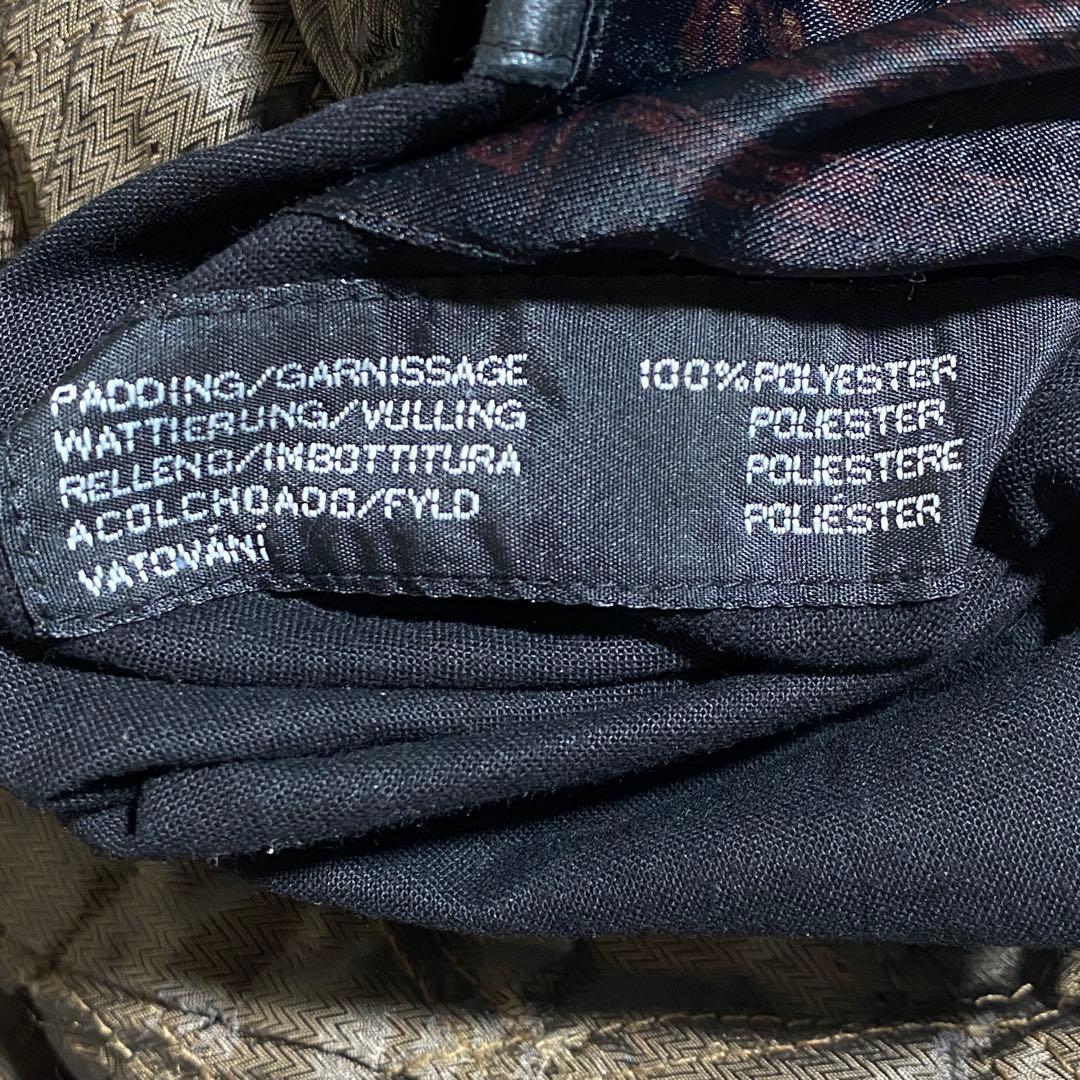 希少⭐︎C&A CANDA 80s レザーワークブルゾン レザージャケット 中綿