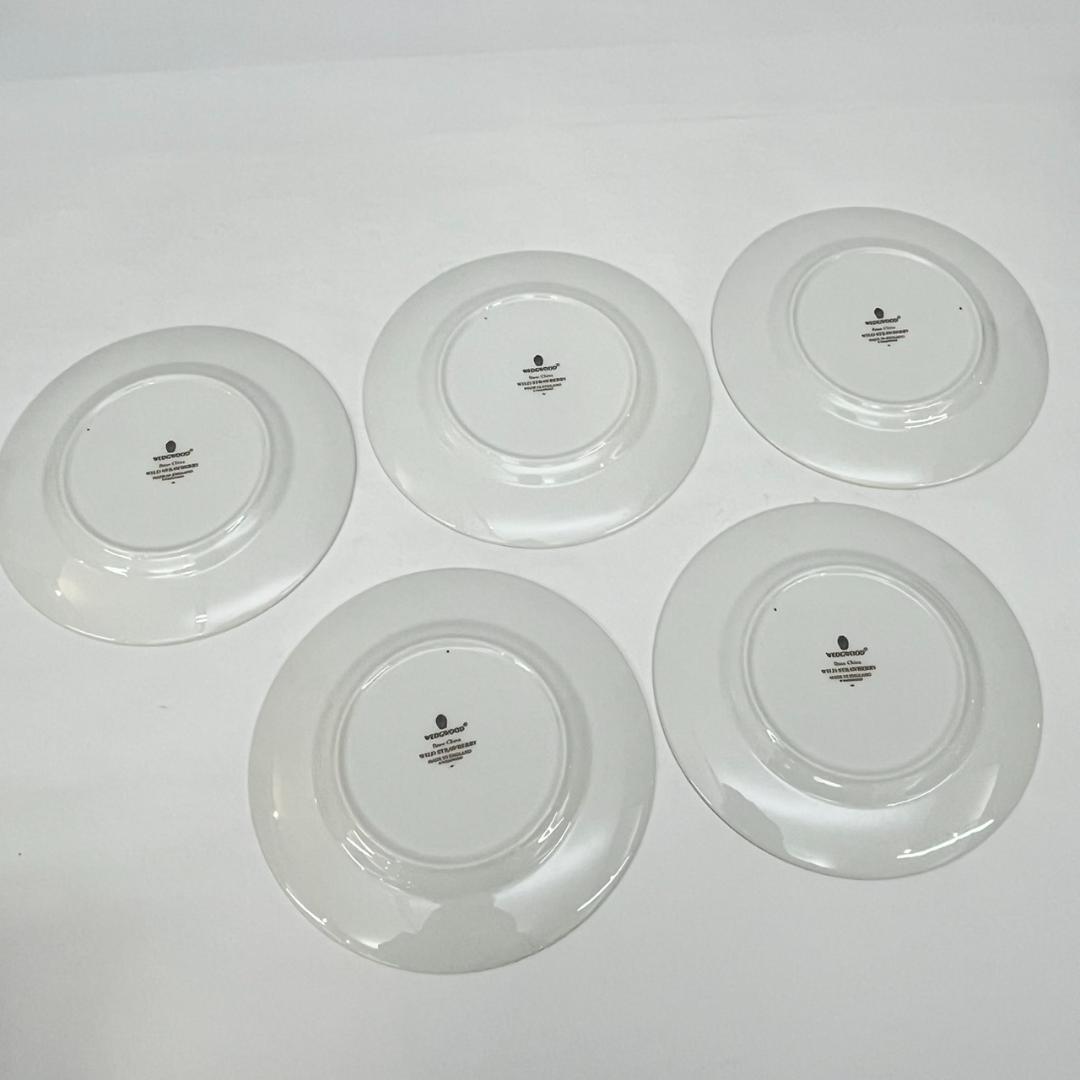 ウェッジウッド ワイルドストロベリー プレート 17.5cm 5枚セット