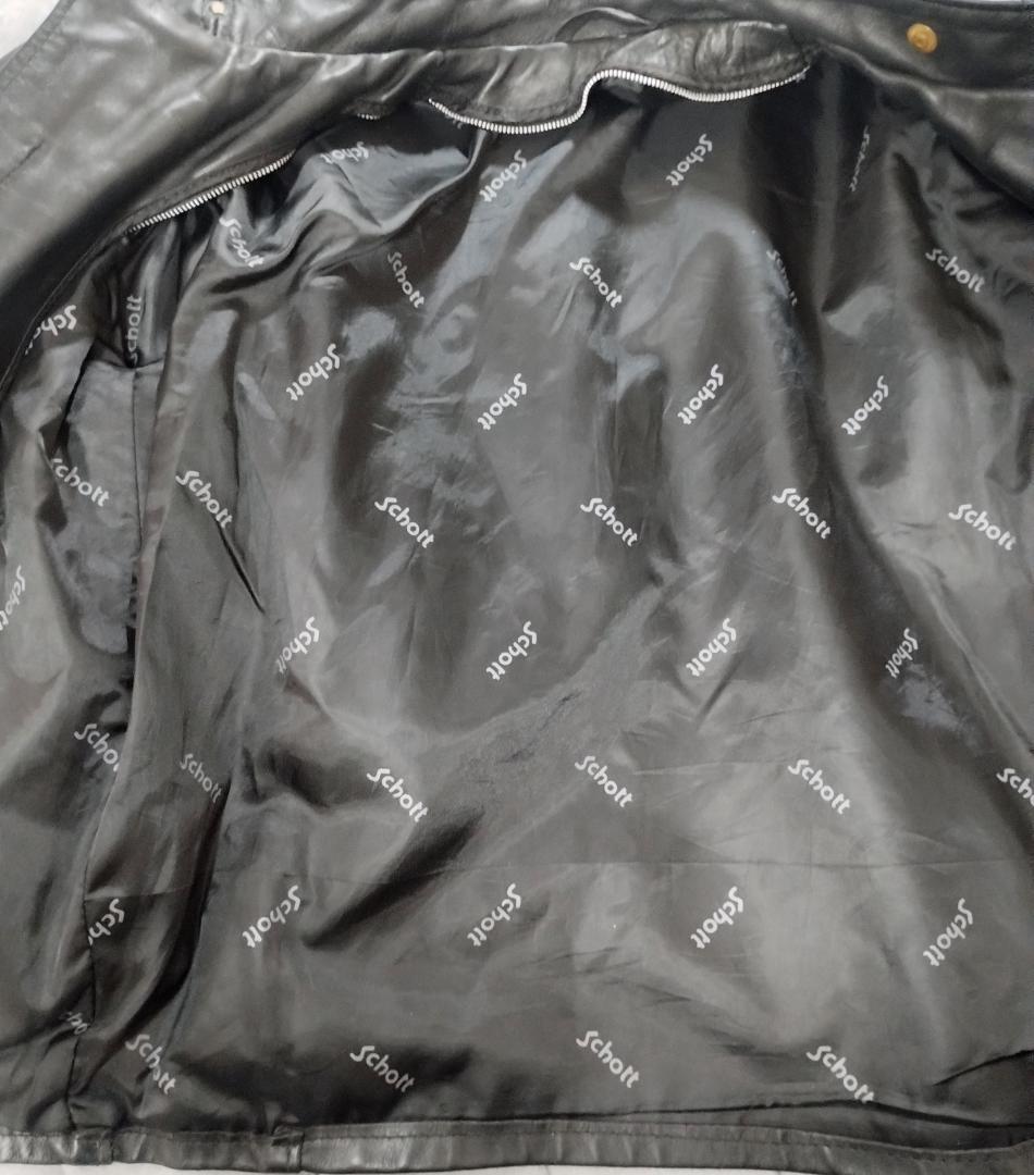 希少モデル✨Schott 641G シングルライダース 42 牛革 真鍮金具