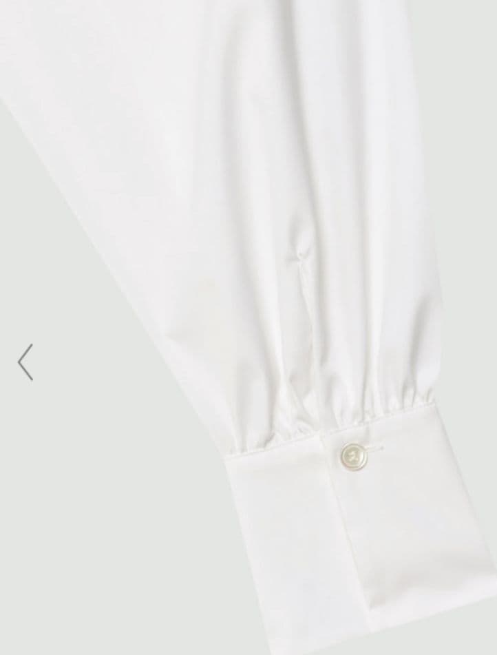 【新品】2025年セオリーリュクスVALENTINE SHIRTフリル 白