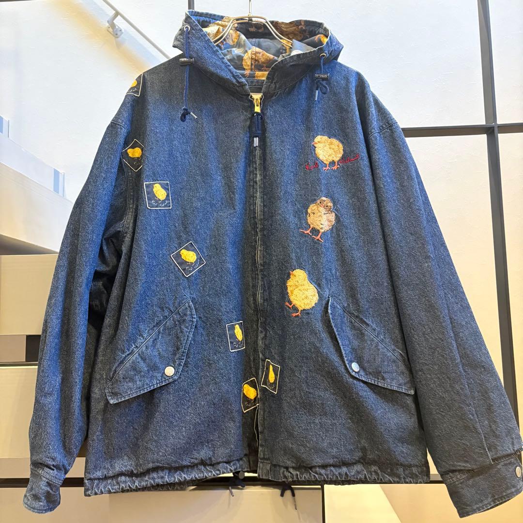 Karl Helmut デニムパーカー　ヒヨコ　ワッペン　刺繍　ピンクハウス