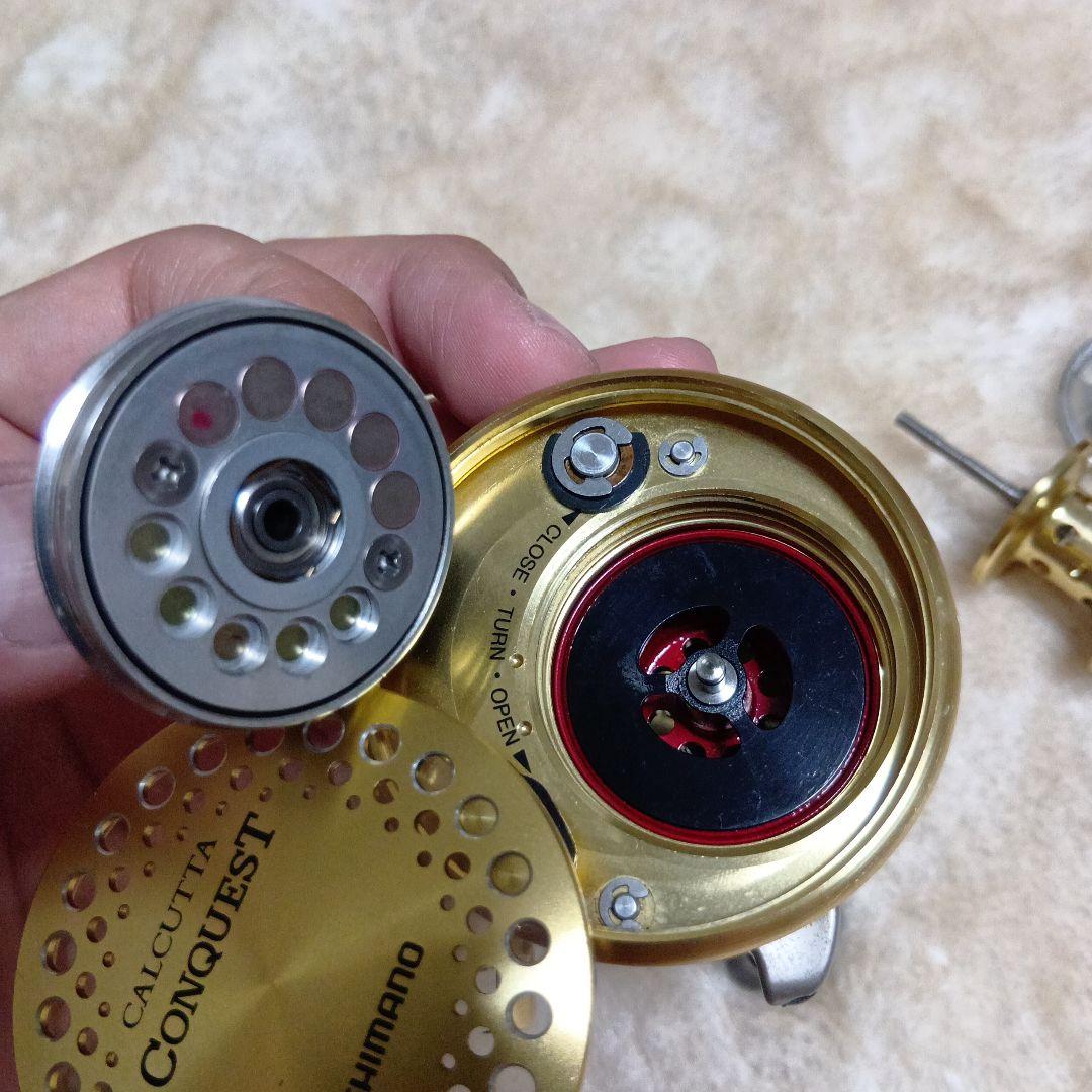 01カルカッタコンクエスト100　ZPIスプール搭載　純正スプール付き