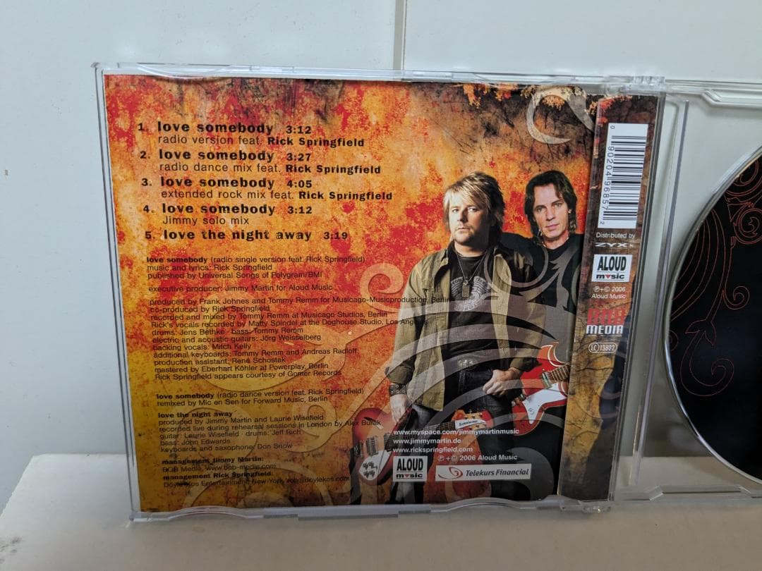 J Martin ,Rick Springfield☆Love Somebody