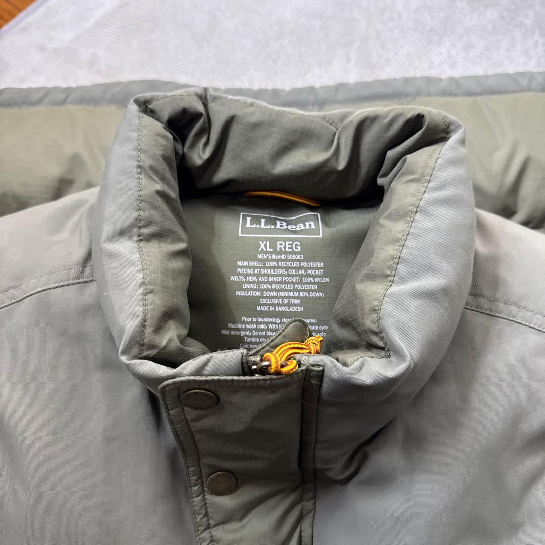 【美品】L.L.Bean マウンテンクラシック ダウンベスト XL 撥水ダウン