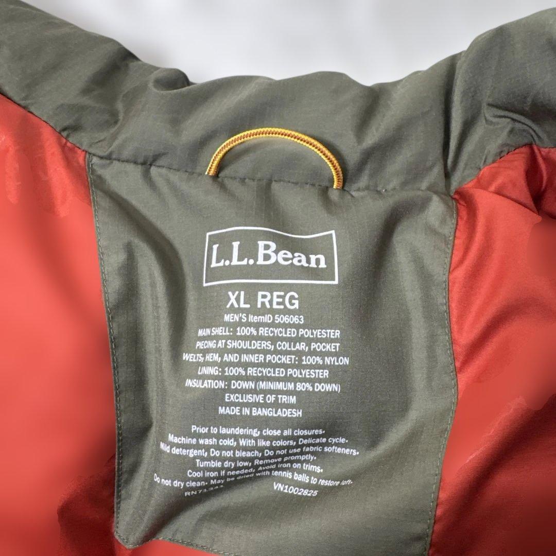 【美品】L.L.Bean マウンテンクラシック ダウンベスト XL 撥水ダウン