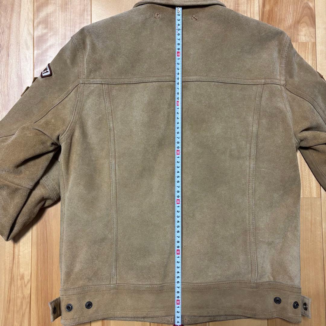 AVIREX パッチ付きレザージャケット L