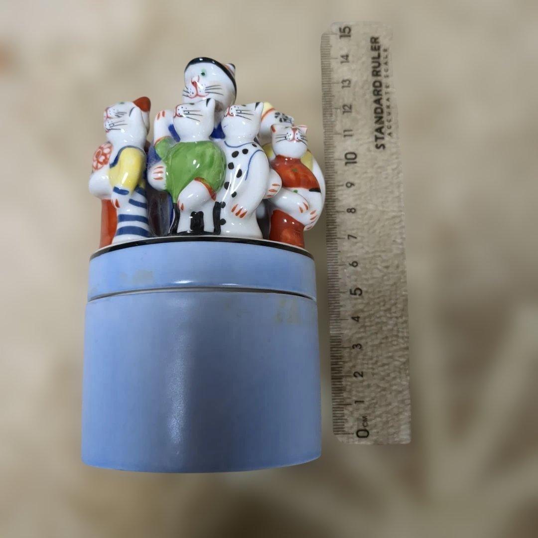 ビレロイ&ボッホ　猫　小物入れ