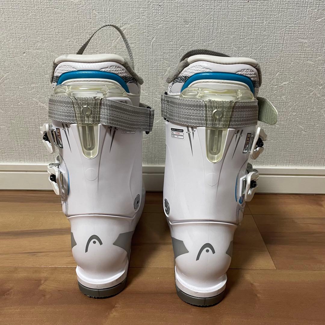 ROSSIGNOL146cm HEAD23/23.5cmストック付きスキーセット