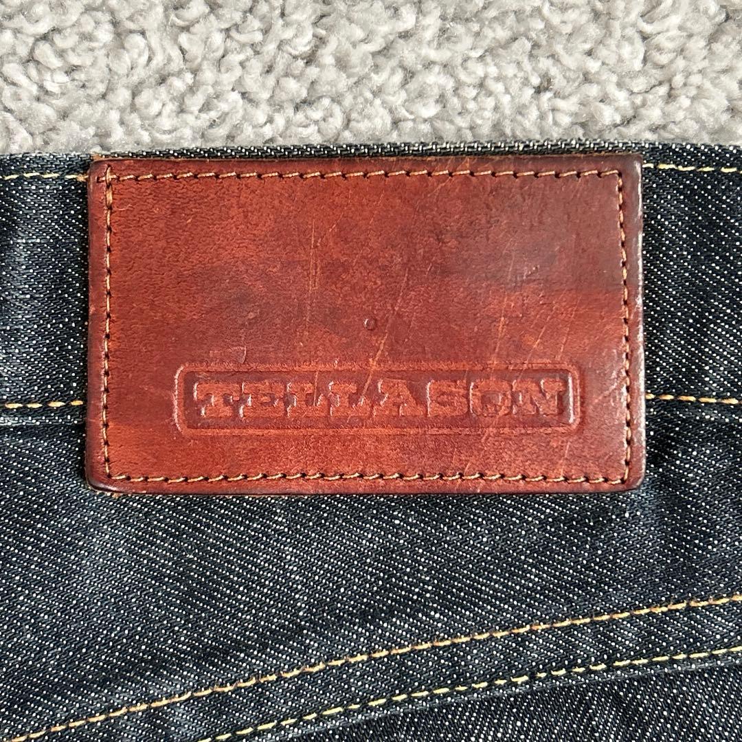 希少USA製 TELLASON ANKARA ストレートデニム 青耳 W32