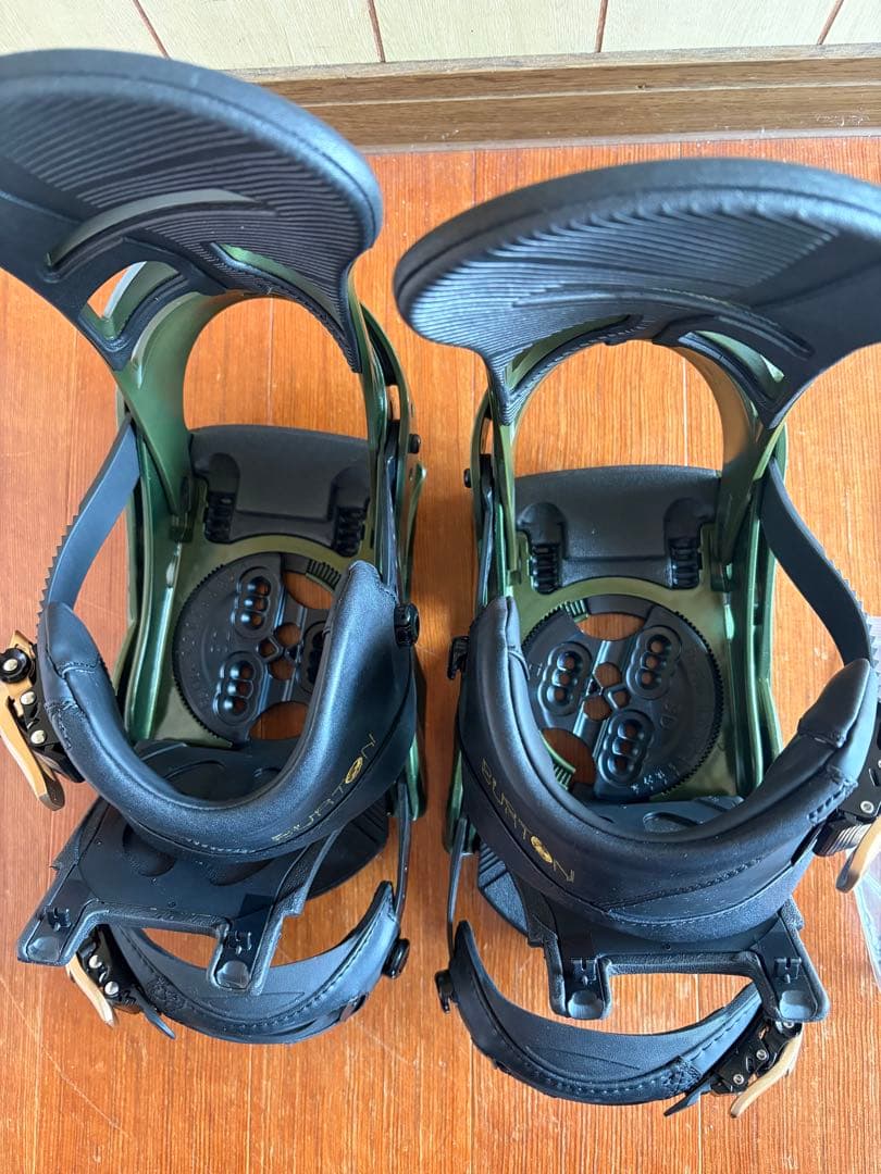 BURTON スノーボード ビンディング mission M グリーン
