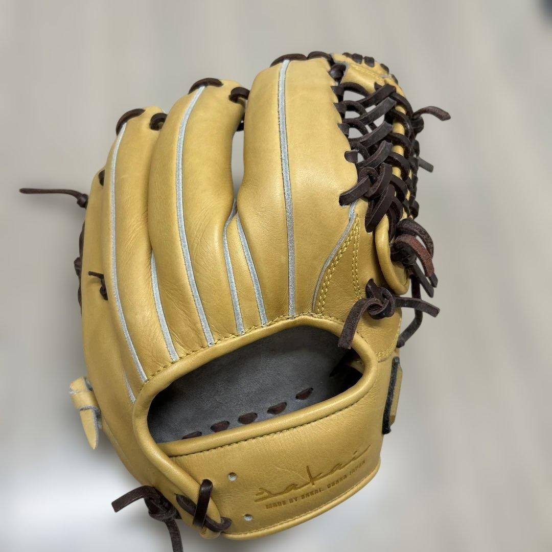 【貴重サカイブランド】ミツワタイガーイエロー 硬式グローブ