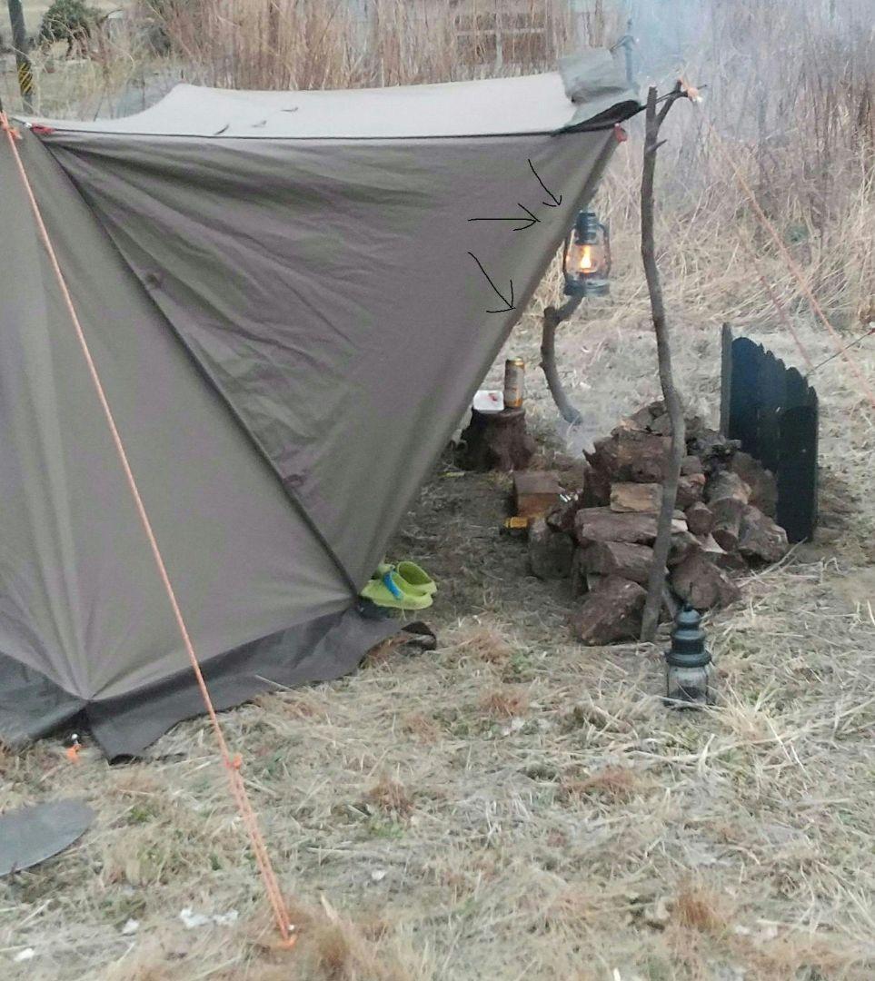 最終値下げ！！　炎幕DX　煙突穴加工　コットン100%