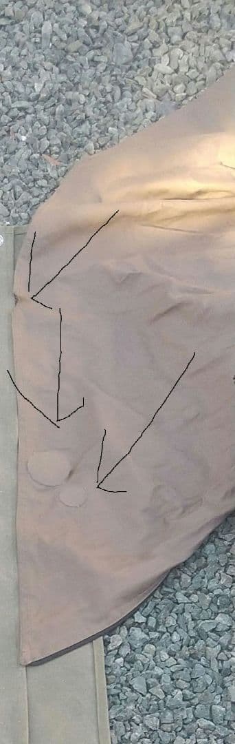 最終値下げ！！　炎幕DX　煙突穴加工　コットン100%