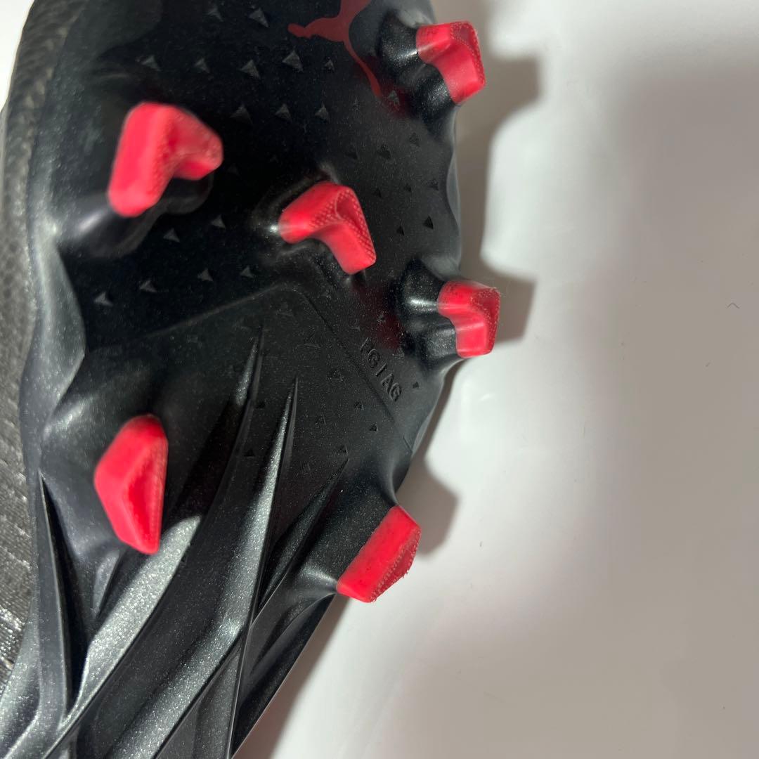 プーマ ウルトラ 1.3 FG/AG (ロングパイル)(ブラック×レッド)