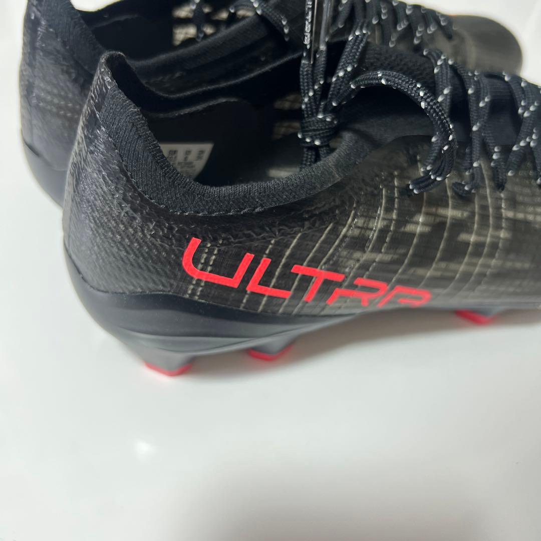 プーマ ウルトラ 1.3 FG/AG (ロングパイル)(ブラック×レッド)