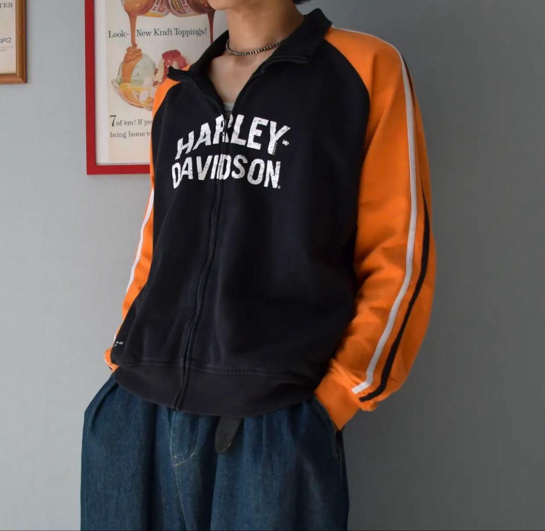ジャケット・アウター 00s Harley-Davidson track jacket