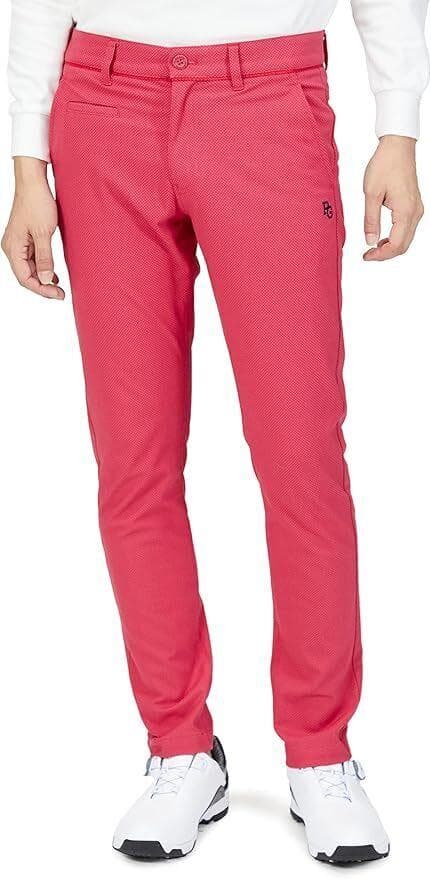 未使用 パーリーゲイツ メンズ ストレッチドビー パンツ 3 ピンク