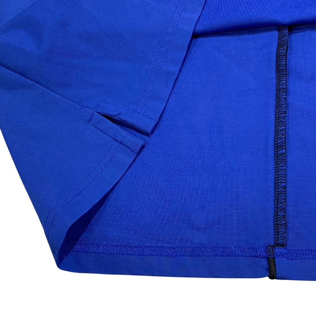 MARK&LONA マークアンドロナ 半袖 ストレッチ ポロシャツ XL ブルー