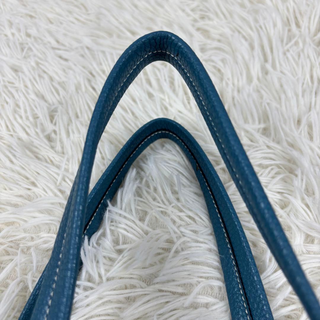 【AMEX別注】BARNEYS NEWYORK トートバッグ レザー ブルー