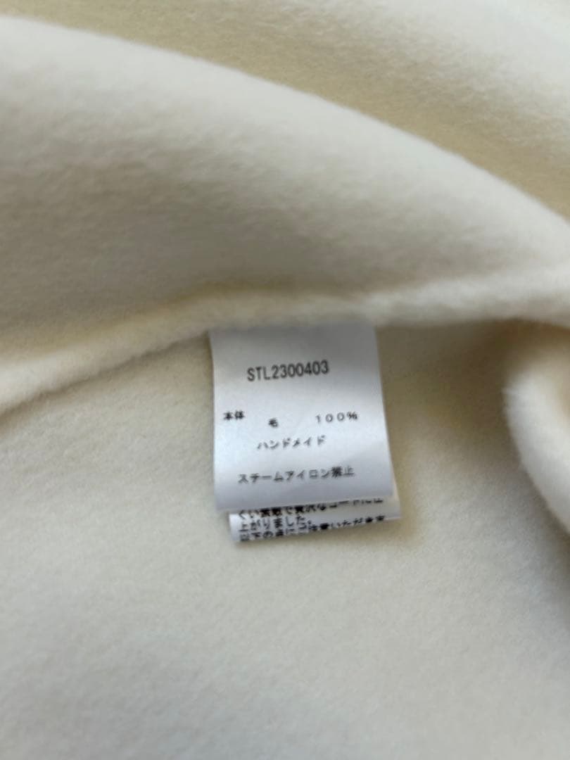 girlish ガーリッシュ　リバーウールロングジレ　ホワイト