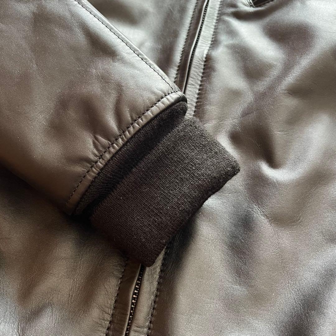 あいじ　Liugoo Leathers 本革ライダーススタジャン Ｍ