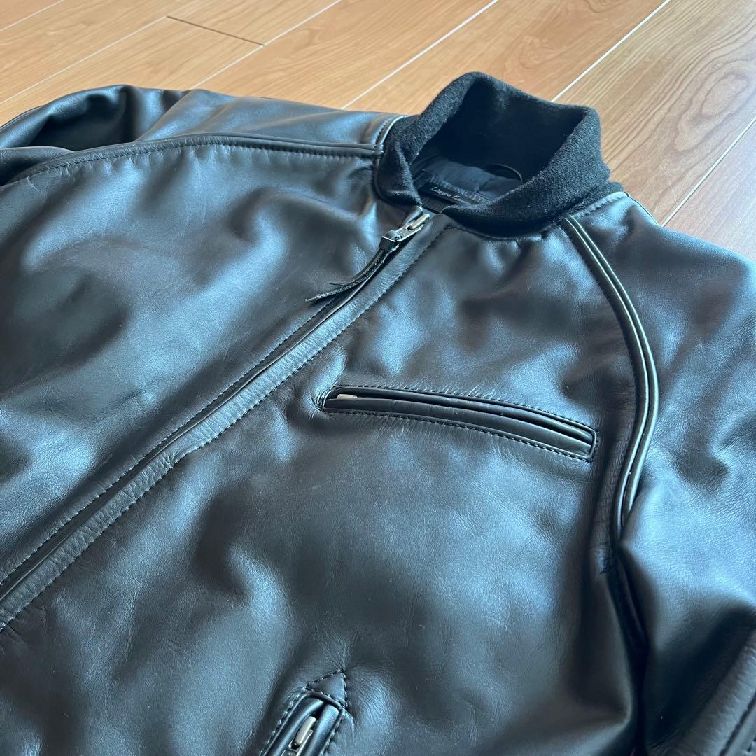 あいじ　Liugoo Leathers 本革ライダーススタジャン Ｍ