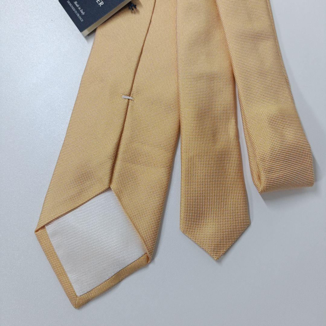 ブリューワー ソリッドタイ ネクタイ Italy製 タグ付未使用