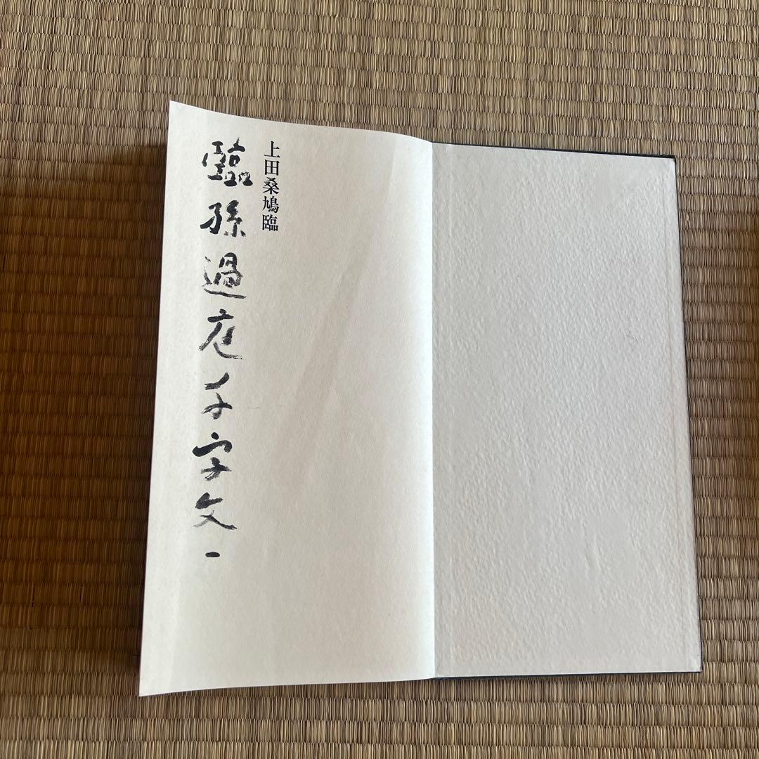 孫過庭草書千字文　上田桑鳩　木耳社