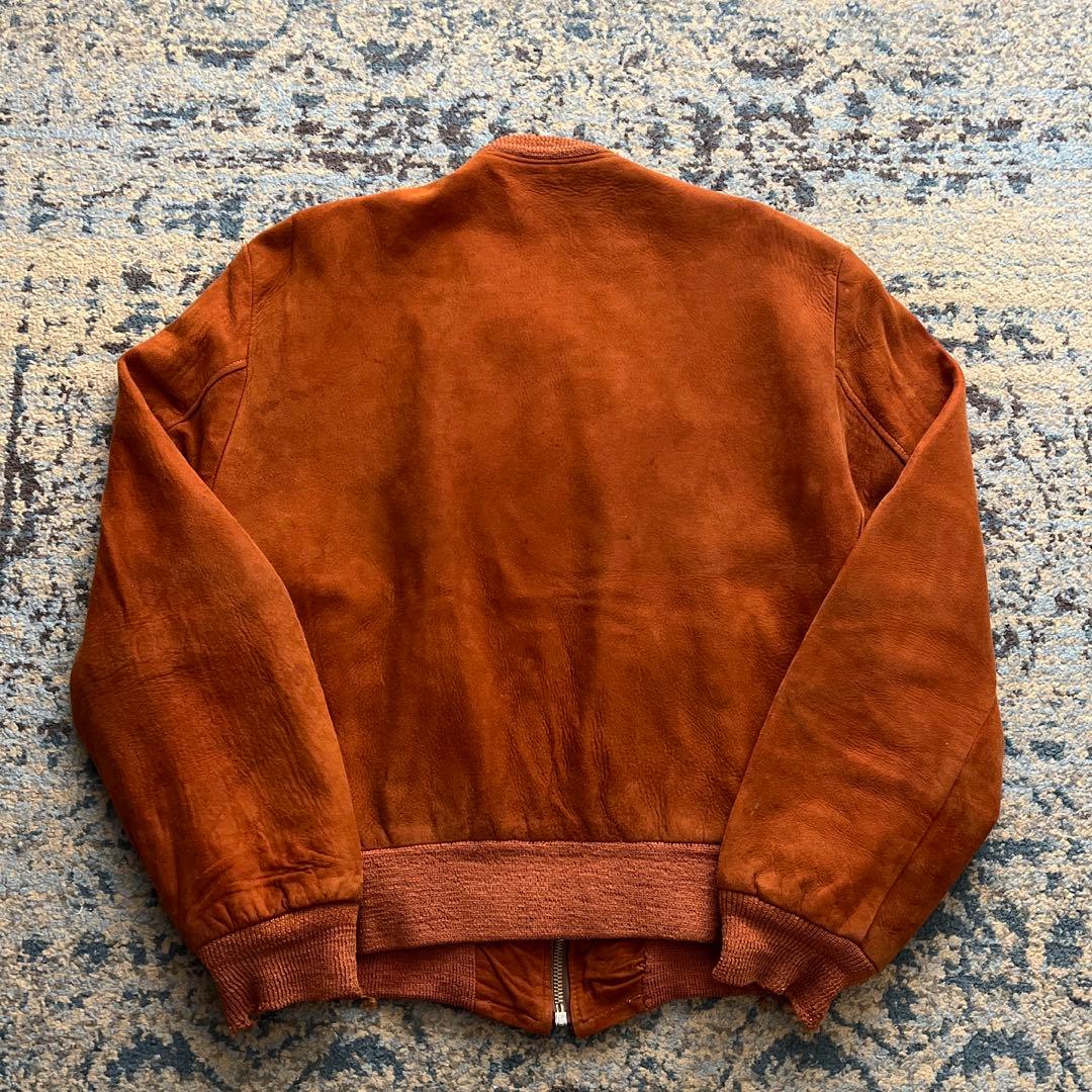 50s Grais ヌバック レザー スエード ジャケット ブルゾン 検 60s