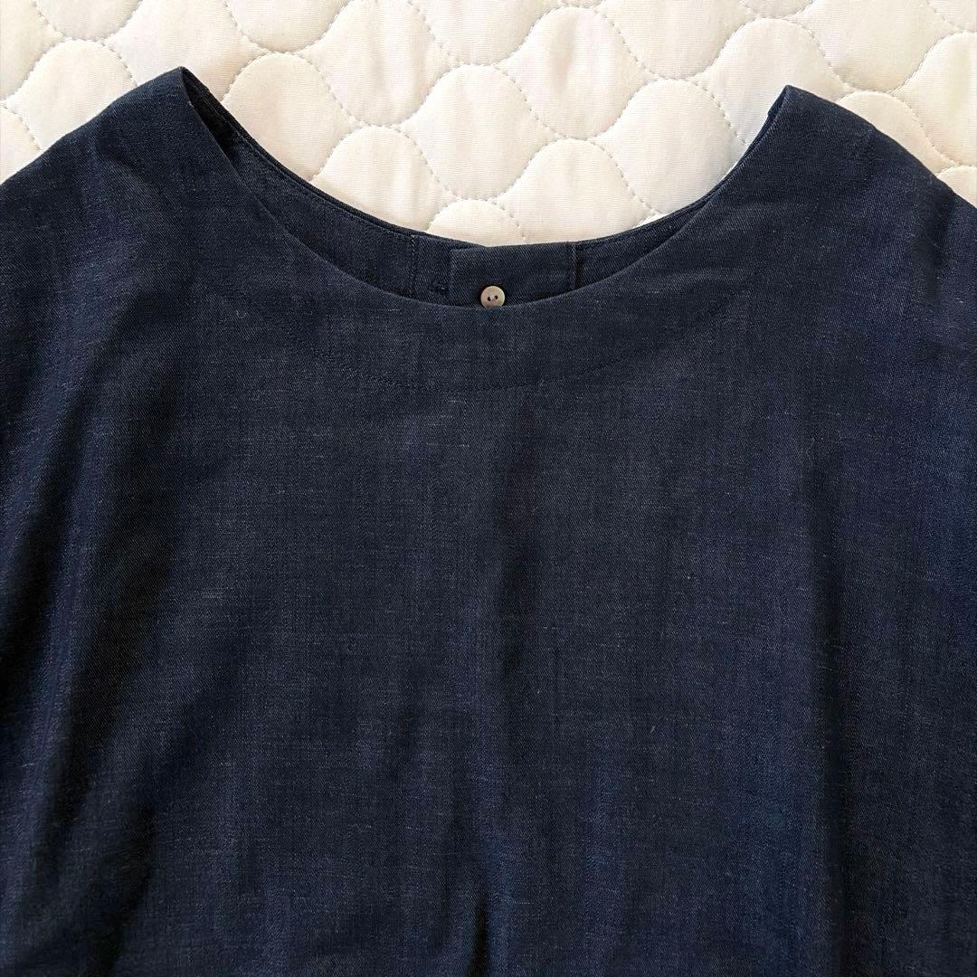 【美品】BEARDSLEY ショートベスト　インディゴブルー　デニム素材ジレ