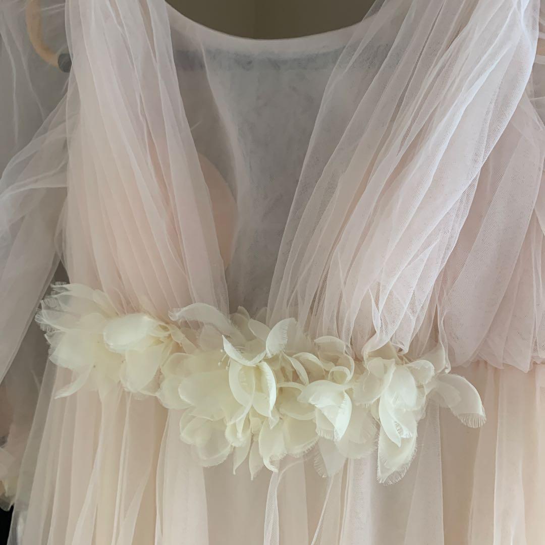 ✅マタニティドレス　マタニティフォト　チュール　衣装　妊娠