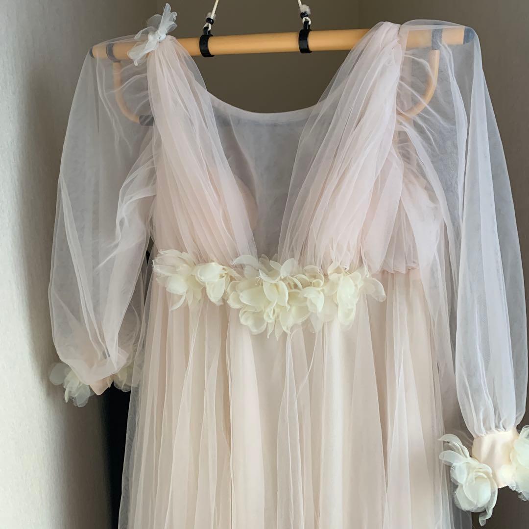 ✅マタニティドレス　マタニティフォト　チュール　衣装　妊娠