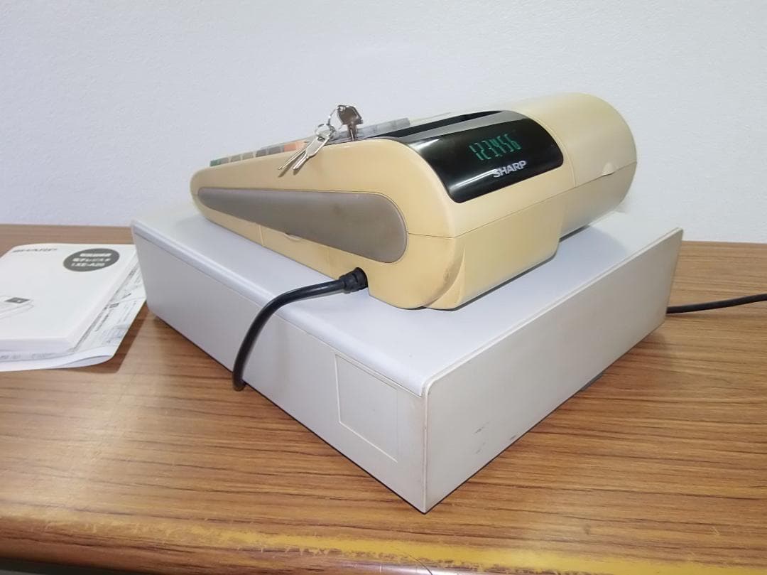 店名設定無料 SHARP XE-A20 レジスター A4サイズ 25042901