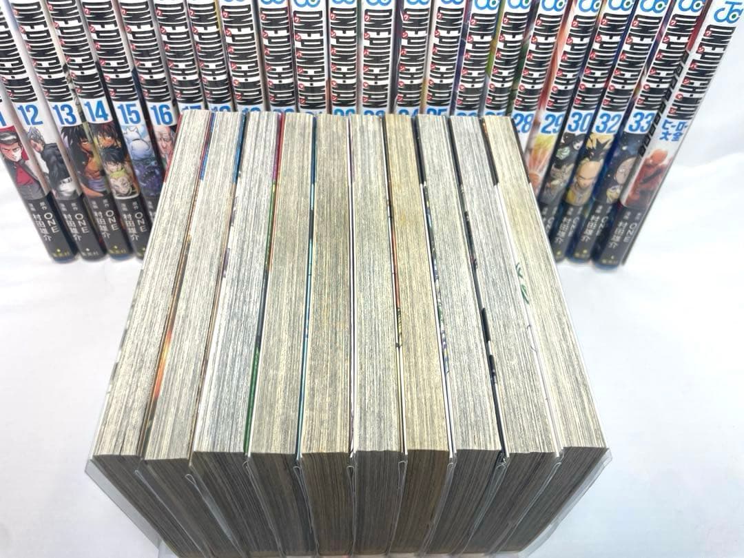 【全巻初版・帯付・完備品】ワンパンマン 1〜33巻（31巻抜）＋ヒーロー大全