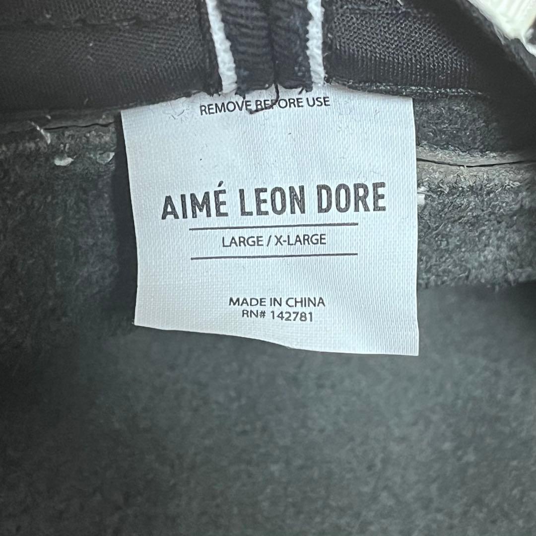 超希少　AIME LEON DORE シボ革レザー　サファリハット　バケハ　黒