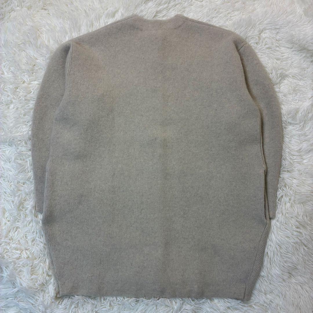 エレンディーク ラクーンミックスカーディガン アイボリー×ラベンダー 01サイズ