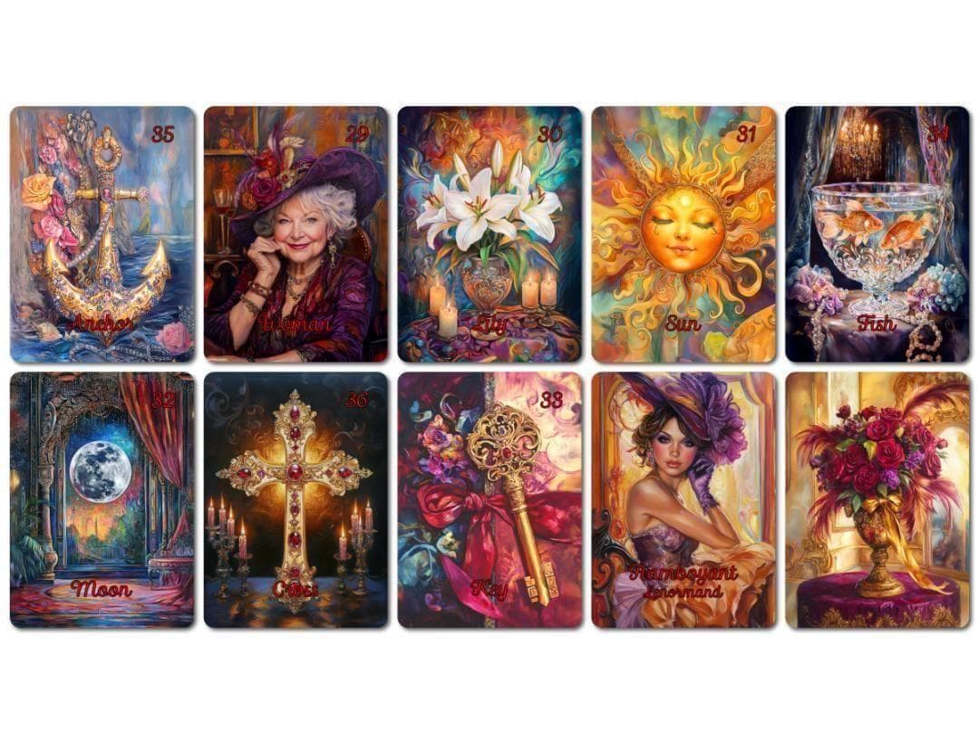 【正規品ルノルマンカード】超美麗✨バーレスクスタイルの華麗なるルノルマン