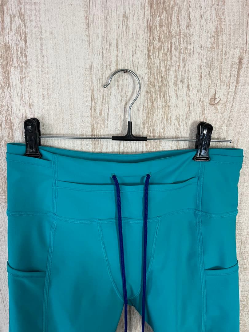 charbon 10 POCKETS SHORT LEGGINGS ターコイズ