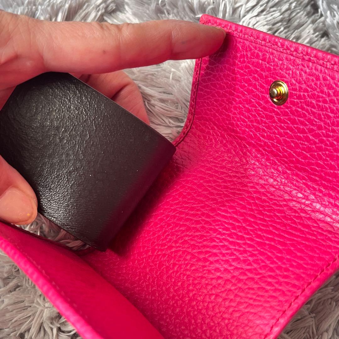 良品✨レアカラー　GUCCI キーケース　マーモント　シボ革　6連　レディース