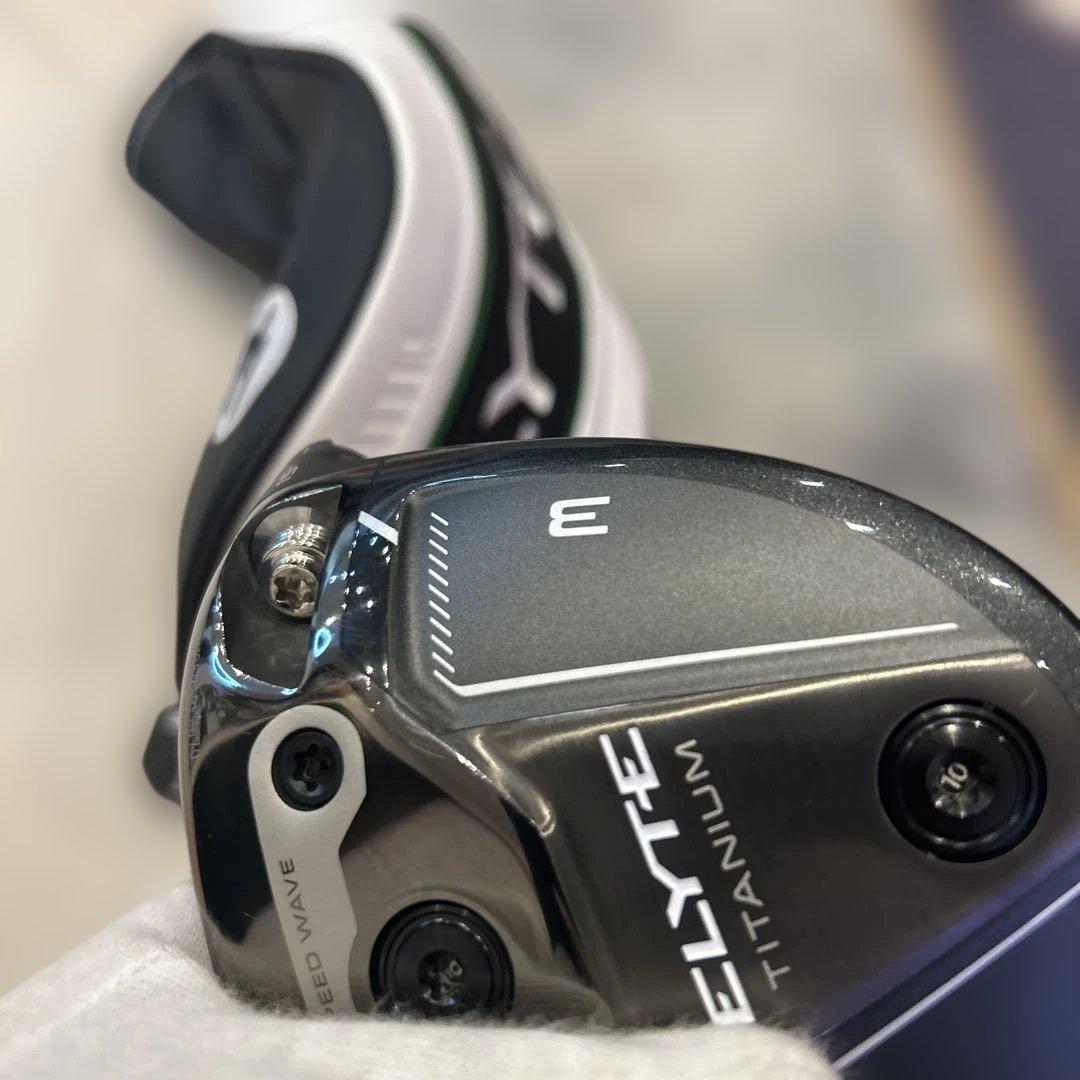 最高の飛距離！高性能！ELYTE TITANIUM 3w ヘッド、ヘッドカバー