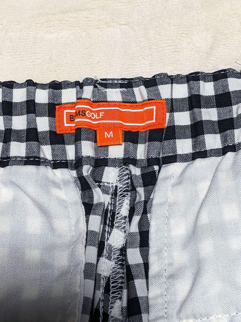 ビームスゴルフ BEAMS ギンガムチェック サブリナパンツ ゴルフウェア