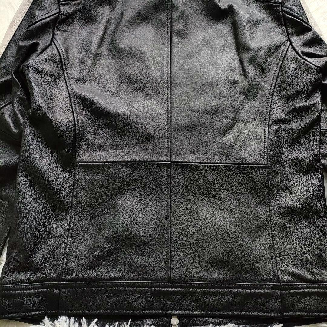 未使用 Rattle Trap メンズビギ シングルライダースジャケット 羊革