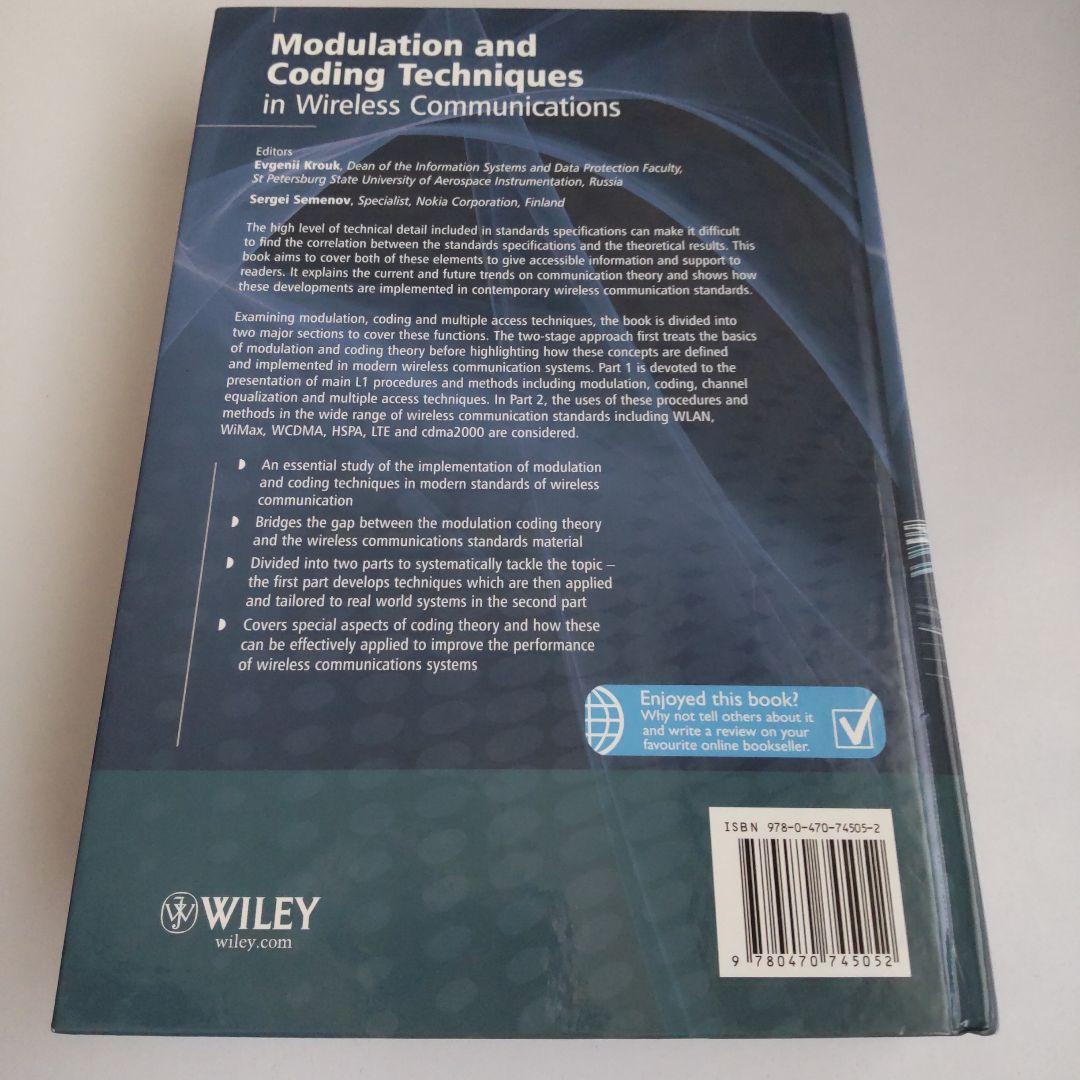 洋書 Modulation and Coding Techniques
