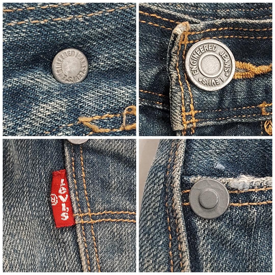 リーバイス エンジニアード ジーンズ W32 フレア 00s 立体 18650