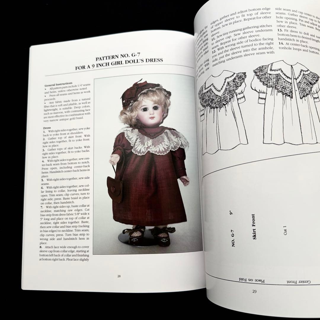 アンティークドールの衣装 型紙集「My Favorite Patterns」手芸
